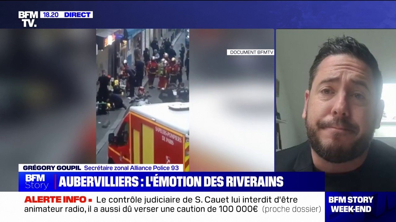 Grenade à Aubervilliers: "Ces armes circulent (...) Il y a un marché parallèle" affirme Grégory Goupil, secrétaire zonal Alliance Police 93