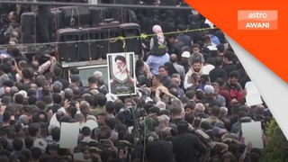 Ribuan rakyat Iran turun ke jalan, ratapi pemergian Raisi
