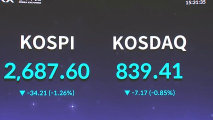 코스피 2,700선 무너져...삼성전자 3% 이상 급락 / YTN