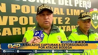 Utilizaba arma de policía para sus crímenes: capturan a extorsionador de 21 años en Huaycán
