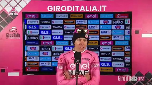 Cycling - Giro d'Italia 2024 - Tadej Pogacar : Geraint Thomas' crash ? We all showed great respect, I hope he's OK