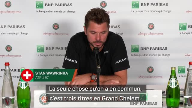 Roland-Garros - Wawrinka : Murray et moi, on ne joue pas dans la même catégorie