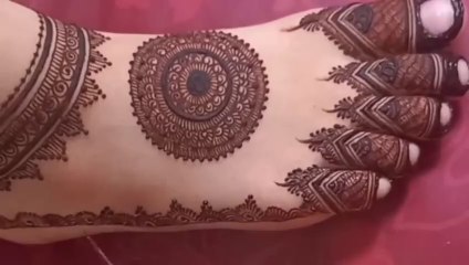 New and Stylish Payal Foot Mehendi Design Bridal Foot Mehendi