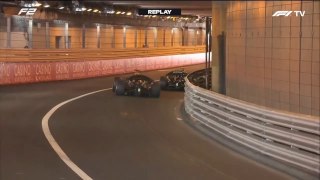 F2 2024 Monaco Q1 Miyata Hadjar Scary Almost Crash