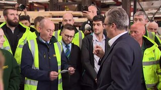 Starmer pledges to prioritise manufacturing during visit