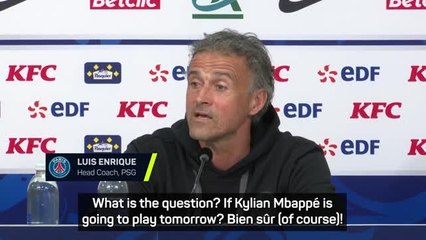 Enrique confirms Mbappe will start Coupe de France final