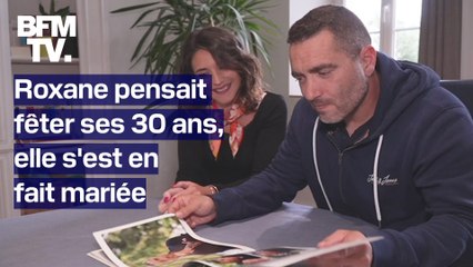 Tendance des mariages surprises: Roxane pensait fêter ses 30 ans, elle s'est en fait mariée
