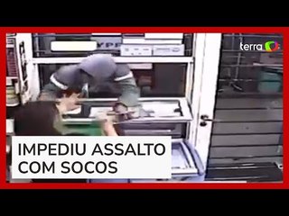 Funcionária de quiosque surpreende assaltante com golpes de kickboxing na Argentina