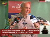 Caracas | Mppp ofrece plan formativo, democracia y comunicación en la hegemonía de las redes sociales