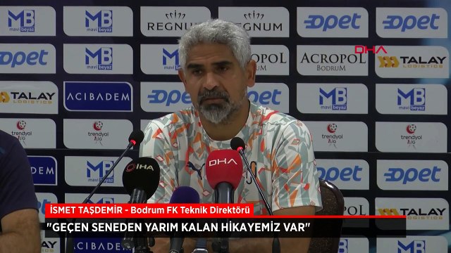 Bodrum FK teknik direktörü İsmet Taşdemir: Yarım kalan hikayemiz var!