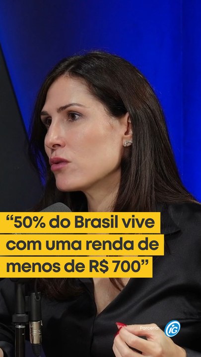 "50% do Brasil vive com uma renda de menos de R$700"