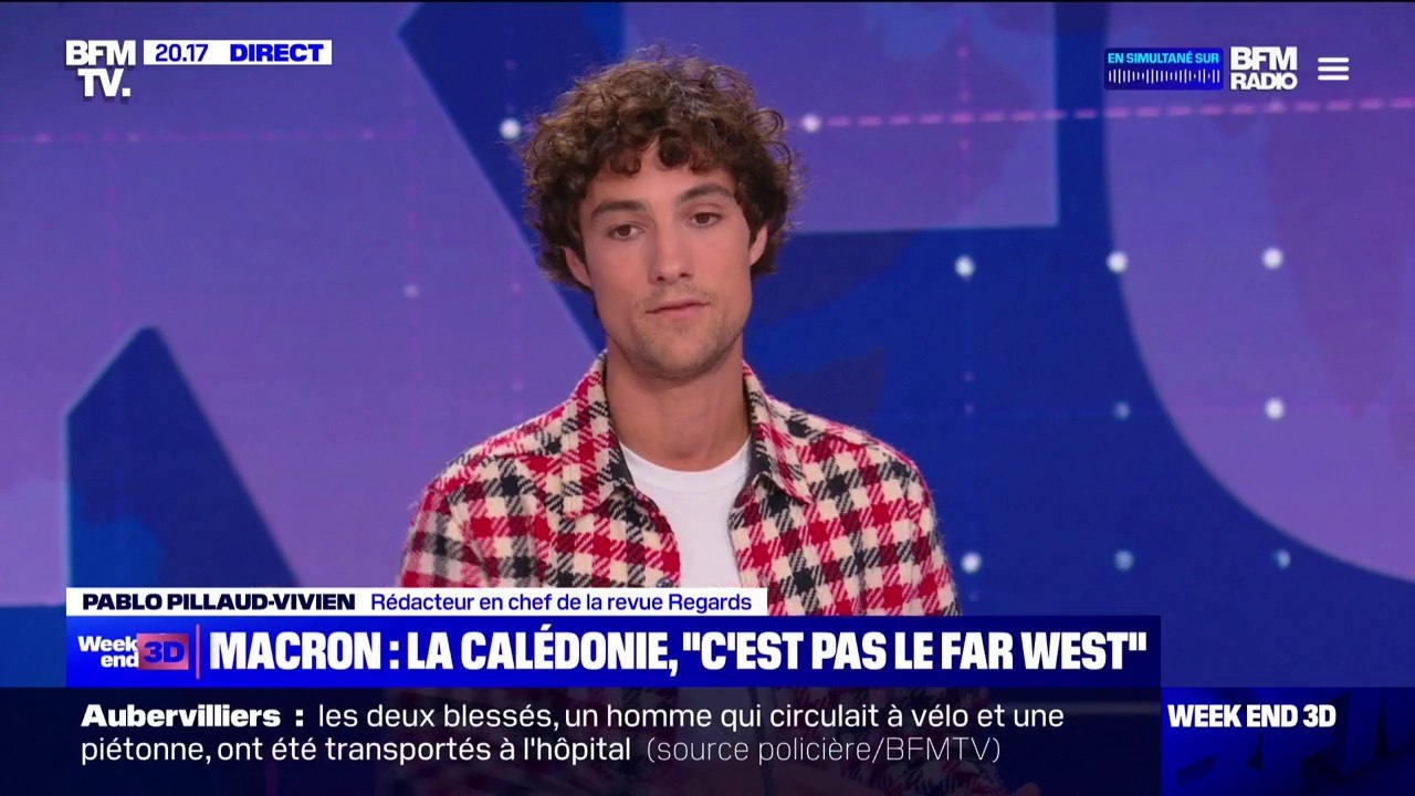 "Il faut absolument recoudre cette société en Nouvelle-Calédonie" affirme Pablo Pillaud-Vivien sur la venue d'Emmanuel Macron en Nouvelle-Calédonie