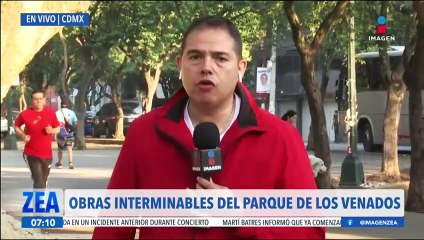 Denuncian cese de obras de remodelación en el Parque de los Venados