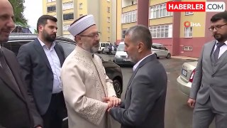 Diyanet İşleri Başkanı Erbaş, 6 Şubat depreminde vefat eden imam hatibin ailesini ziyaret etti