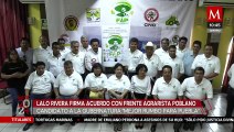 Lalo Rivera firma plan estatal en apoyo a la industria del campo en Puebla
