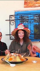 Je cuisine Seffa Marocain au Relais de Tahla 