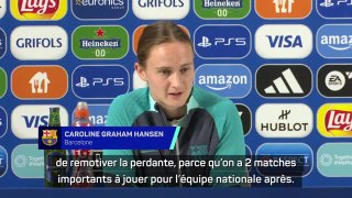 Barcelone - Le pacte entre Graham Hansen et Ada Hegerberg : 