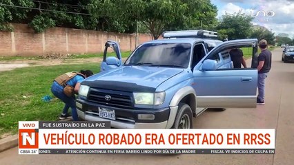VEHÍCULO ROBADO ERA OFERTADO EN RRSS