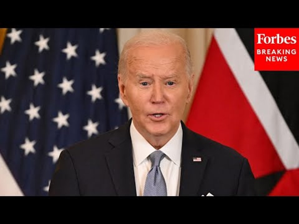 BREAKING NEWS: President Biden Grilled By Reporters At Press Briefing With Kenya's President