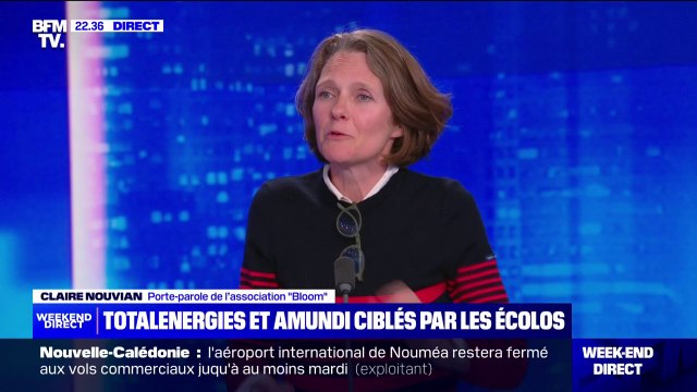 Claire Nouvian (porte-parole de l'association Bloom ): Les actionnaires de Totalénergies, comme l'entreprise, continuent à voter de façon aveugle pour l'expansion des énergies fossiles