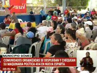 Comunidades organizadas chequean su maquinaria política del 4X4 del PSUV en el estado Nueva Esparta