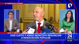 Jorge Montoya, José Cueto y Javier Padilla renuncian a la bancada de Renovación Popular