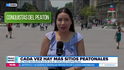 Cada vez son más los sitios peatonales en la CDMX