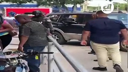 Asaltan sucursal de Banreservas en Santiago e intentan secuestrar hombre