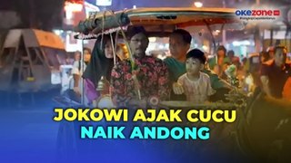 Naik Andong, Jokowi Ajak Cucunya Berkeliling Malioboro