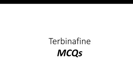 Antifungal _ Terbinafine MCQs l Fungal infections l Pharmacology