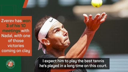 Zverev expecting best Nadal in the draw no-one wanted at Roland Garros
