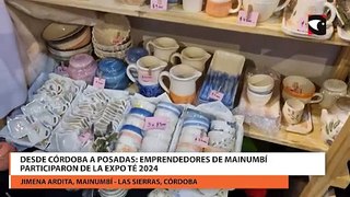 Desde Córdoba a Posadas: Emprendedores de Mainumbí participaron de la Expo Té 2024