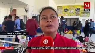 Caravana migrante se disuelve poco a poco por altas temperaturas en Oaxaca