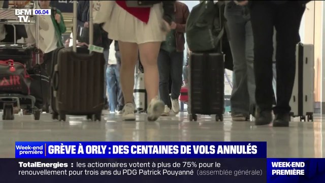 Aéroport d'Orly: 70% des vols annulés samedi