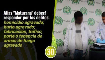 "Maturana" fue detenido tras ser extraditado de Chile