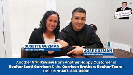 Customer REVIEWS Top Orlando Realtor Scott Garrison Team | Review Video #11