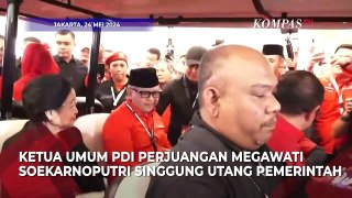 Megawati Singgung soal Utang Pemerintah di Rakernas PDIP: Ayo Mikir Gimana Cara Bayarnya