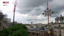 Notre-Dame de Paris : la croix du chevet retrouve sa place sur la cathédrale