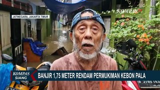 Banjir 1,75 Meter Rendam Permukiman Kebon Pala, Warga Pilih Bertahan di Rumah