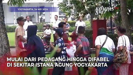 Download Video: Tak Diundang ke Rakernas PDIP, Jokowi Bagikan Sembako ke Warga Yogyakarta