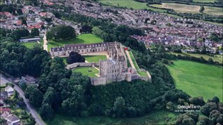 Bolsover Castle is in the town of Bolsover in Derbyshire. England, UK