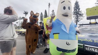 Newcastle's Shepherd family team celebrate arriving home at the end of the 2024 Variety Bash | Newcastle Herald | May 25, 2024