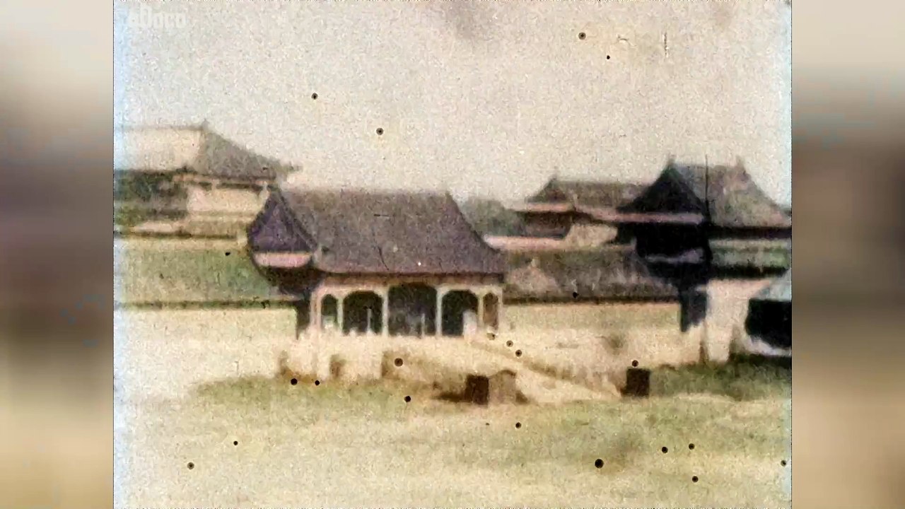 The First Film of China (1903) AI Colourised - The Forbidden City Pekin
