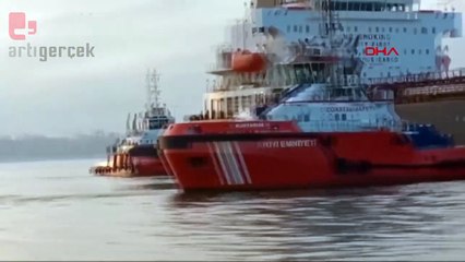 Haydarpaşa 40 bin ton petrol ürünü yüklü tanker Haydarpaşa açıklarında sürüklendi