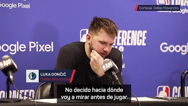 Doncic, sobre la jugada clave: No decido dónde voy a mirar antes de jugar