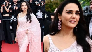 Cannes 2024: Preity Zinta Pink Saree Second Day Red Carpet Look Viral, Public Reaction... | Boldsky
