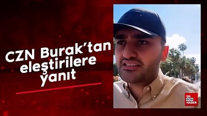 Cannes Film Festivali'ne giden CZN Burak'tan eleştirilere yanıt