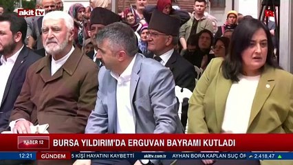 Bursa Yıldırım'da Erguvan bayramı kutladı