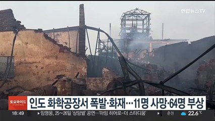 下载视频: 인도 화학공장서 폭발·화재…11명 사망·64명 부상