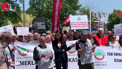 Emekliler sekiz ilde sokakta: Açlığa ve sefalete hayır